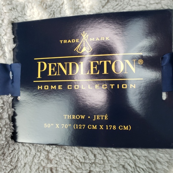 New Pendleton Sherpa Aztec Southwest Boho Throw - Picture 6 of 8